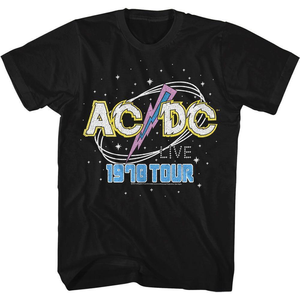 Acdc 1978 Tour Black Classic Adult T Shirt